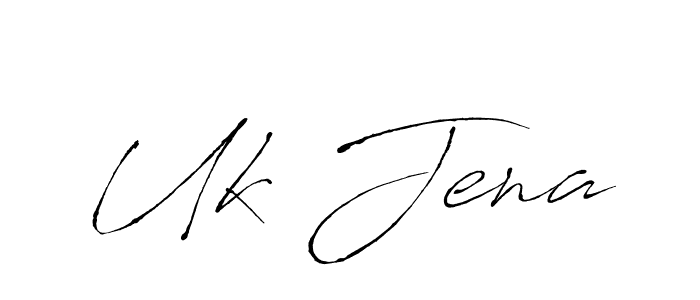 if you are searching for the best signature style for your name Uk Jena. so please give up your signature search. here we have designed multiple signature styles  using Antro_Vectra. Uk Jena signature style 6 images and pictures png